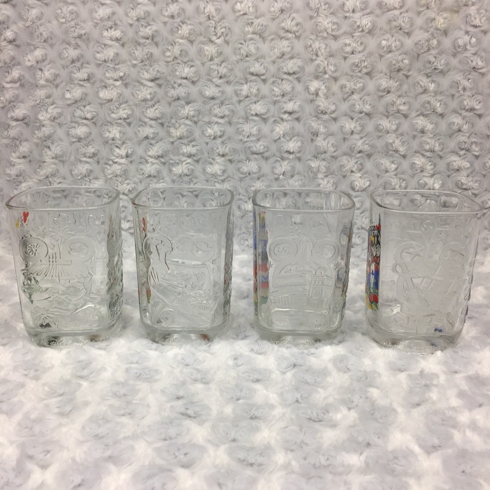 Y2k Disney World Mickey Mouse 2000 Celebration Collectible Park McDonalds Glass - Picture 10 of 11